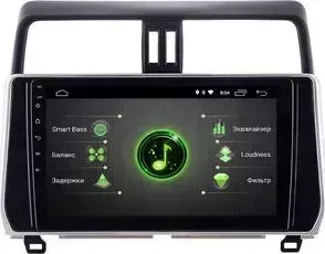 Автомагнитола INCAR Toyota Prado 150 17-18 (DTA-2210) Android 10/1024*600, IPS, wi-fi, 10;, DSP