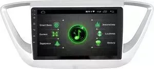 Автомагнитола INCAR Hyundai Solaris 16+ (DTA-2402) Android 10/1024*600, BT, IPS, wi-fi, 9;, DSP