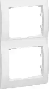 Рамка Legrand 2-постовая Galea Life перламутр 771506