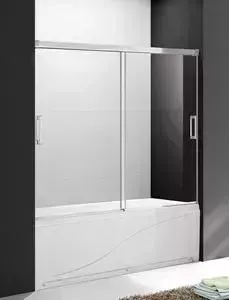 Шторка для ванны CEZARES ванной Soft стекло матовое (TANDEM-SOFT-VF-2-190/145-P-Cr)