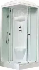 Душевая кабина Royal Bath НР 90x90x217 стекло белое/прозрачное (RB90HP6-WT)