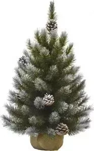 Елка искусственная Triumph Tree Женева 60 см с Шишками в Мешочке Заснеженная