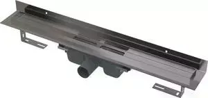Душевой лоток AlcaPlast Wall для цельной решетки и с воротником к стене (APZ16-750)