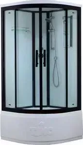 Душевая кабина TIMO Standart T-6600 Black 100x100 профиль черный (T-6600 B)