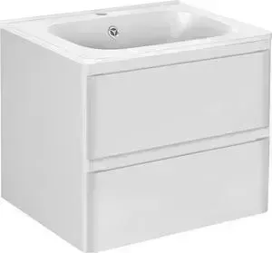 Тумба с раковиной Vincea с Vico 60 подвесная, G.White (VMC-2V600GW + VCB-2VP600W)