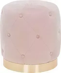 Пуф Leset HD-03 V37 велюр бежево-розовый