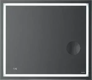 Зеркало Am.Pm Gem 80 подсветка LED, часы и косметическое (M91AMOX0803WG)