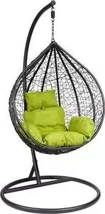 Подвесное кресло EcoDesign Z-03 (B) black/green