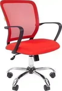 Кресло офисное CHAIRMAN 698 TW-69 красный хром
