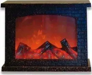 Фигурка UNIEL светодиодная &quot;Камин&quot; 21x28 см (UL-00007291) ULD-L2821-005/DNB/Red Brown Fireplace