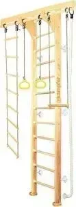 Шведская стенка Kampfer Wooden Ladder Wall №1 Натуральный Высота 3 м белый