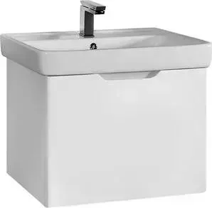 Тумба с раковиной Dreja с Eco. Tiny 60 белая (99.1902 + 4640021060773)