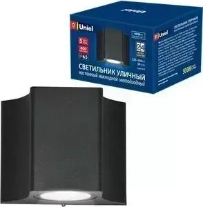 Светильник UNIEL Уличный настенный светодиодный (UL-00006799) ULU-S24A-5W/4000K IP65 Black