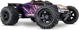 Радиоуправляемый трагги TRAXXAS E-Revo VXL Brushless Orange 4WD RTR масштаб 1/10 2.4G - TRA86086-4-PRPL