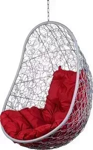 Подвесное кресло BiGarden Easy gray без стойки красная подушка