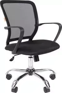 Кресло офисное CHAIRMAN 698 TW-01 черный хром