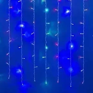 Гирлянда UNIEL Уличная светодиодная (UL-00007212) занавес 220V разноцветный ULD-C3020-240/STK Multi IP44