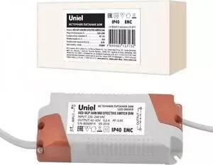 Блок питания UNIEL (UL-00006491) 42-63V 36W IP40 0,6A UED-ULP-36W/MB