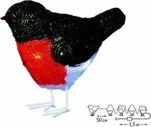 Фигурка UNIEL светодиодная Птички 17x13 см (UL-00007287) ULD-M1713-040/STA White IP20 Birds5