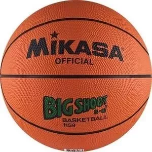 Мяч баскетбольный MIKASA 1159 р. 6, бут.кам, нейл.корд, оранжево-черный