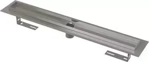 Душевой лоток AlcaPlast с порогами для перфорированной решетки, без гидрозатвора (APZ2001-850)