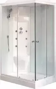 Душевая кабина Royal Bath НР 120x80x217 прозрачое стекло , левая (RB8120HP7-WT-L)