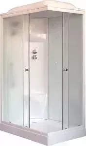 Душевая кабина Royal Bath НР 120x80x217 стекло белое/матовое, левая (RB8120HP6-WC-L)