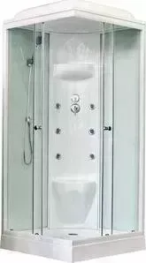 Душевая кабина Royal Bath НР 90x90x217 стекло белое/прозрачное (RB90HP7-WT)
