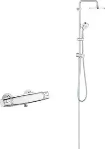 Термостат для душа Grohe Grohtherm 3000 с душевым гарнитуром, хром (34179000, 27394002)