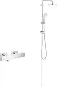 Термостат для душа Grohe Grohtherm Cube с душевым гарнитуром, хром (34488000, 27389002)
