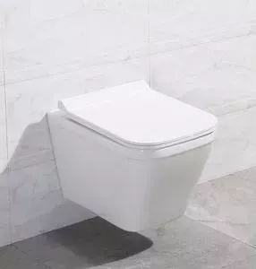 Унитаз подвесной BELBANGO Dory безободковый, сиденье микролифт (BB522ACHR, BB2138SC)