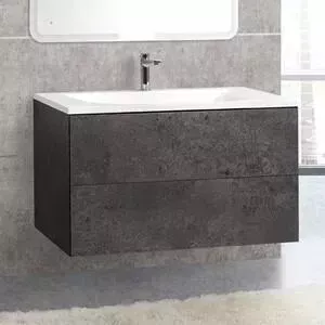 Тумба с раковиной CEZARES с Premier-Hpl 100 Manganese (PREMIER-HPL-100-2C-SO-MGN-BLUM-EST, CEZ1000/500-LV-MR)