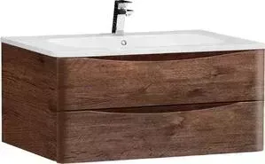 Тумба с раковиной Vincea с Roberta R.Wood 100x48 см, венге (VMC-1R100RW, VCB-1RA100W)