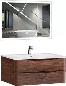 Мебель для ванной Vincea Roberta R.Wood W Led B 100 венге
