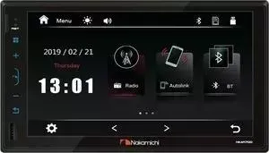 Автомагнитола Nakamichi ГУ Universal 7; NAM1700/ 2 din мультимедиа, 4х50 вт,MP3, USB, SD, BT, емкостной тач. Экран
