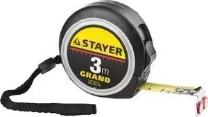 Рулетка STAYER Grand 3м/16мм (3411-03-16)