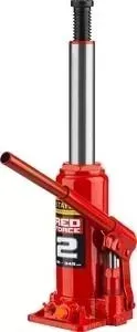 Домкрат STAYER гидравлический бутылочный 2т, Red Force (43160-2-z01)