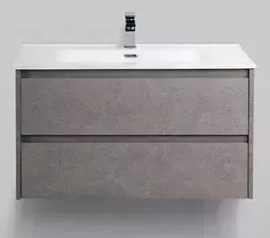 Тумба под раковину BELBANGO Kraft 90, Pietra Grigio (KRAFT-900-2C-SO-PG)