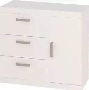 Комод МЭРДЭС ТОЙ-Км100 БЕБЕ белый/белый