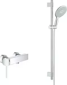 Смеситель для душа Grohe Plus с душевым гарнитуром, хром (33577003, 27750000)