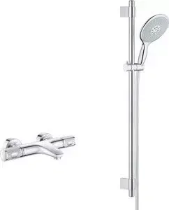 Термостат для ванны Grohe Grohtherm 1000 Performance с душевым гарнитуром, хром (34779000, 27750000)