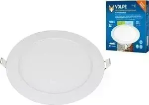 Светильник VOLPE Встраиваемый светодиодный (UL-00004666) ULM-Q236 22W/4000K WHITE