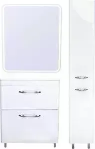 Мебель для ванной Style line Каре 80 Люкс напольная, белая