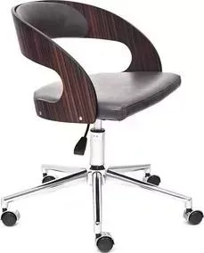 Кресло офисное TetChair Jazz палисандр кож/зам черный 4231