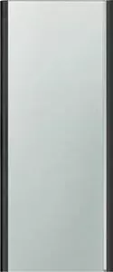 Боковая панель Vincea Garda 90x190 профиль черный, стекло прозрачное (VSG-1G900CLB)