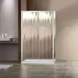 Душевой уголок Vincea Garda VSR-1G1 140x100 профиль хром, стекло шиншилла (VSR-1G1014CH)