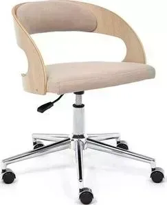 Кресло офисное TetChair Jazz дуб флок бежевый 7