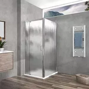 Душевой уголок Vincea Intra VSR-1I 90x80 профиль хром, стекло шиншилла (VSR-1I708090CH)