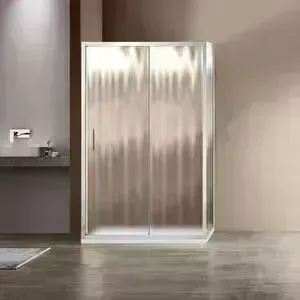 Душевой уголок Vincea Garda VSR-1G1 100x80 профиль хром, стекло шиншилла (VSR-1G8010CH)