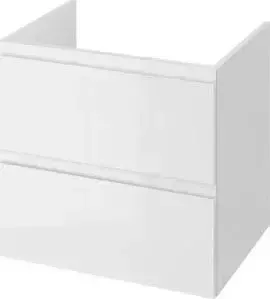 Тумба с раковиной CERSANIT с Moduo 80 белая (SB-SZ-MOD80-BL/Wh, P-UM-CRE38/1-oc-R, SB-BL-MOD80)